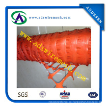 Hohe Qualität HDPE Orange und Rot Kunststoff Sicherheitszaun (ADS-SF-14)